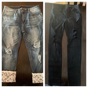 2 pieces jeans
